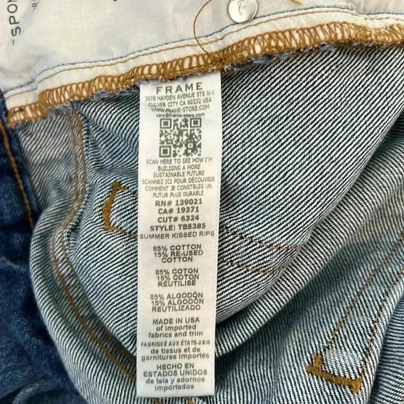 Frame Denim Shorts Mens Size 34 - Picture 10 of 11